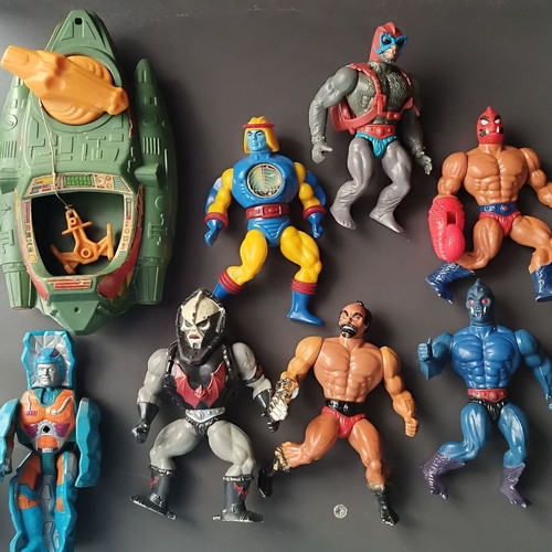 MOTU Masters of the Universe figures used, complete set