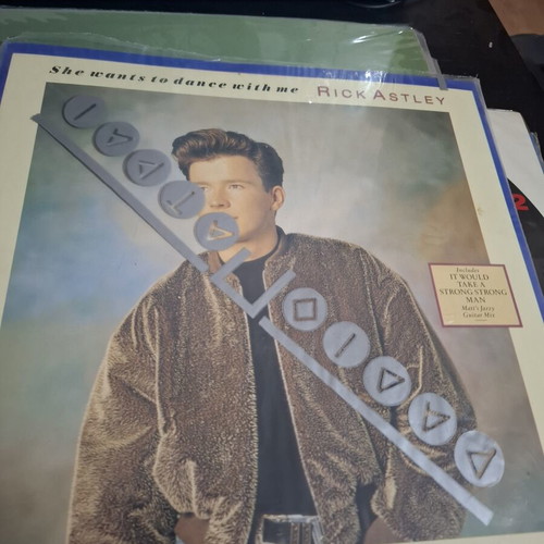 She Wants To Dance With Me Rick Astley 1988 vinyl