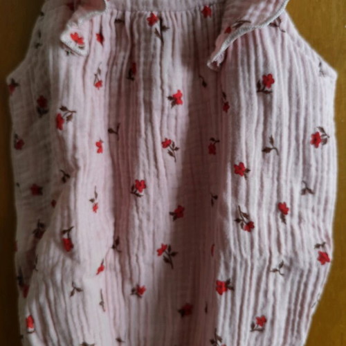 Shein romper like new, 18-24 months, red and pink