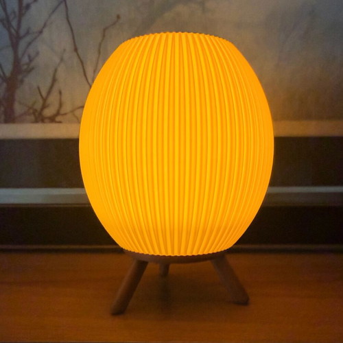 Mini lamp 14cm with electric candle like new