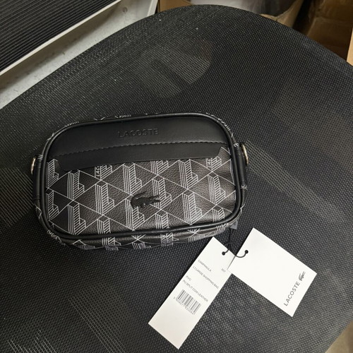 Lacoste crossbody bag new, black