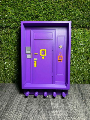 3D Printed Key Holder The Iconic Purple Door New