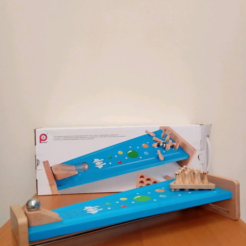 Wooden Bowling And Target Stars 2 In 1 New