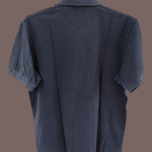 Unique men's polo shirt, navy blue, XXL