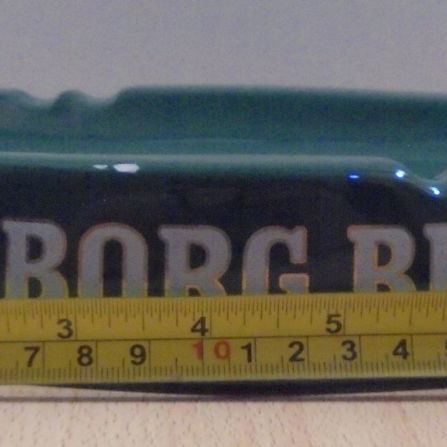 Tuborg beer old promotional ceramic ashtray used