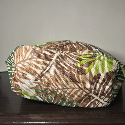 Large multicolored straw shoulder bag new