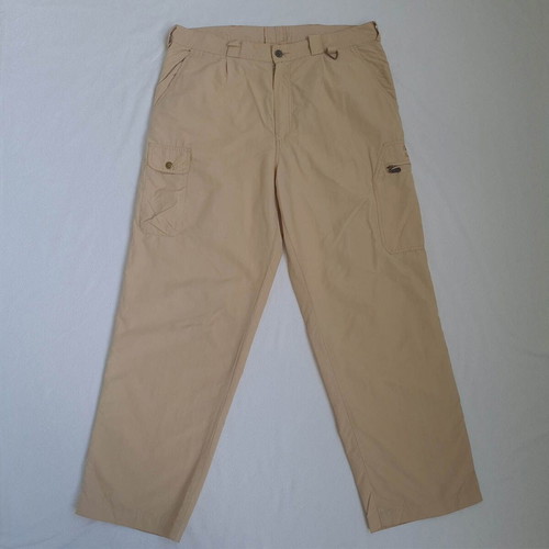 Fjallraven men's light hiking pants size 52 L W34 L30 beige like new