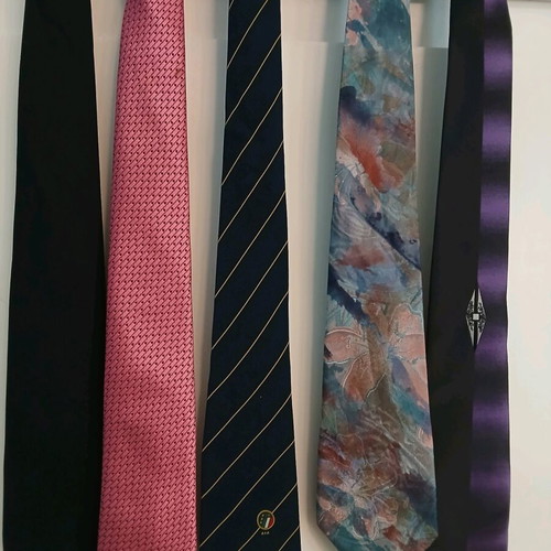 Ties used, pack of 12 with Pierre Cardin and Artisti Italiani