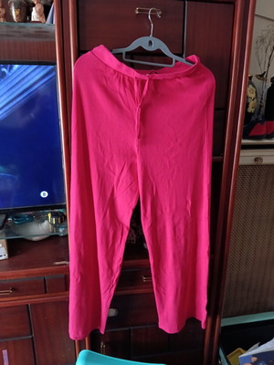 Zara cotton pants like new, pink, size M