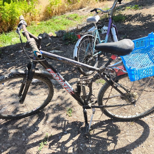 City bicycle used, black, men's, with gears