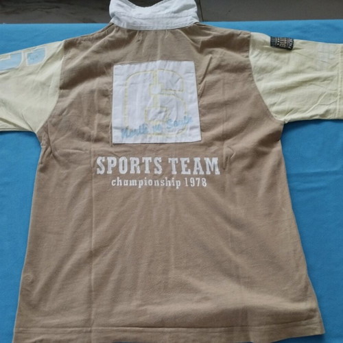 Sam 0-13 Polo kids shirt No. 8 like new, 100% cotton, sports team