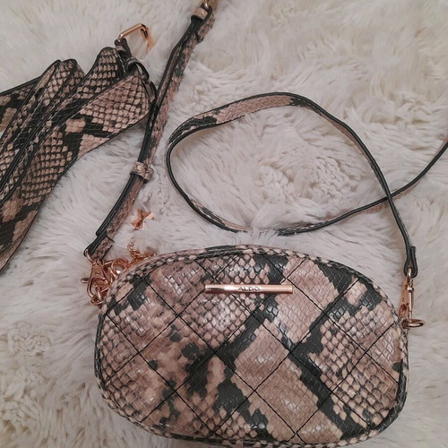 Aldo shoulder bag like new, colorful with belt