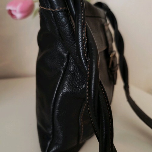 Bric's crossbody bag used black genuine leather