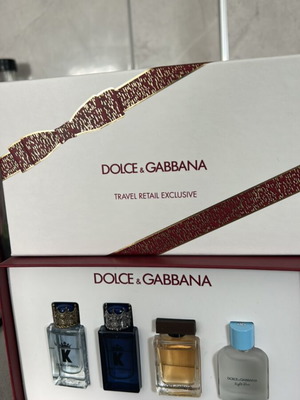 Dolce & Gabbana travel retail exclusive set of 4 miniatures 5ml new