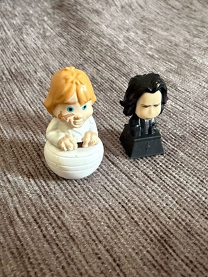 Star Wars and Harry Potter figures used