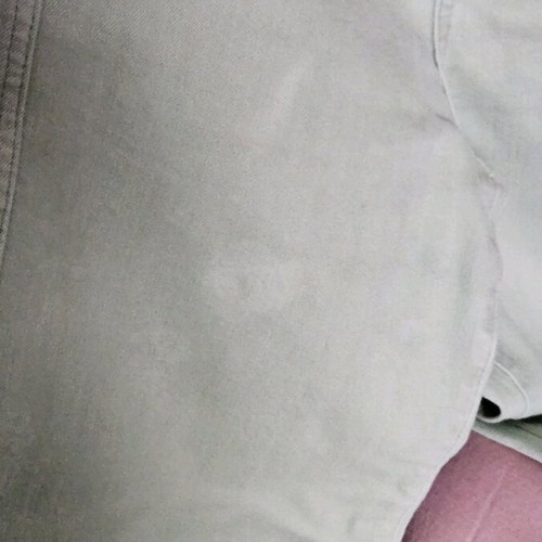 Weekday crop pants used, light green, size S
