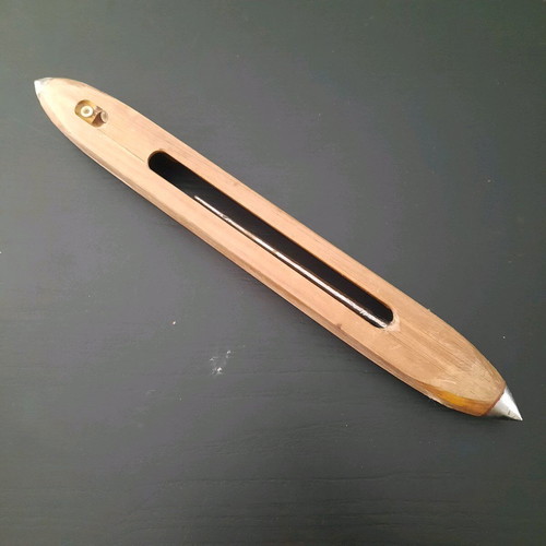 Weaving shuttle used collectible wooden with metal ends