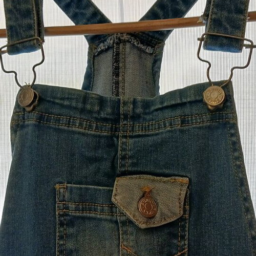 Denim salopette like new, blue, teen and women's