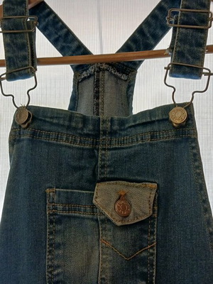 Denim salopette like new, blue, teen and women's