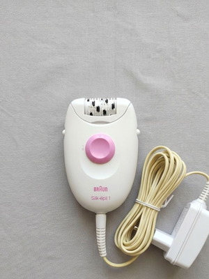 Braun Silk-épil 1 Epilator like new, white with pink details