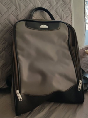 samsonite τσάντα ώμου γκρι