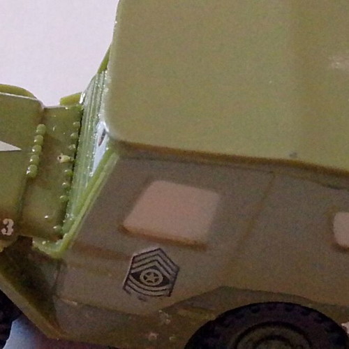 Disney Pixar Cars Sarge Jeep plastic toy like new, 5cm