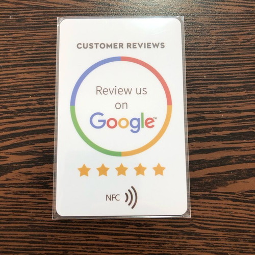 NFC Customer Review Card new
