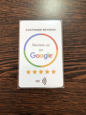 NFC Customer Review Card new
