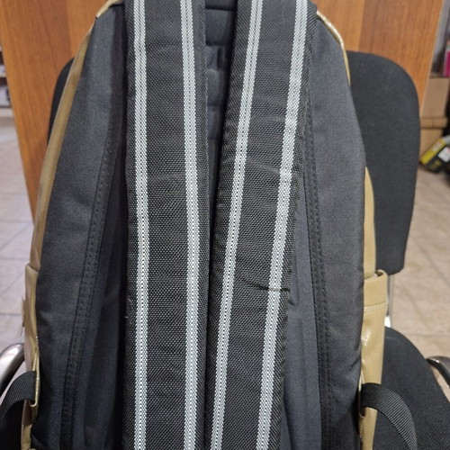 Polo single backpack, beige and brown