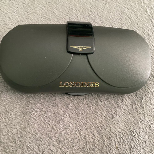 Longines glasses case used, gray authentic