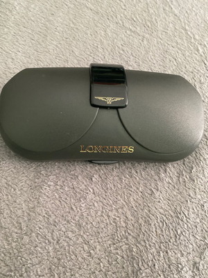 Longines glasses case used, gray authentic
