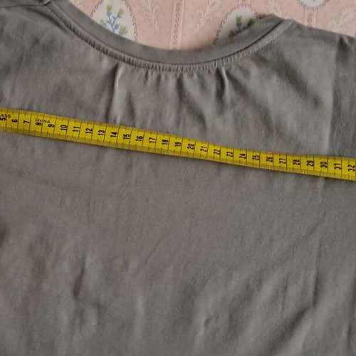 ZARA Trafaluc Rhinestone Graphic T-Shirt, size Large, muted blue gray
