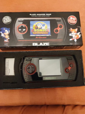 Blaze console used with Sega Master System and Game Gear games