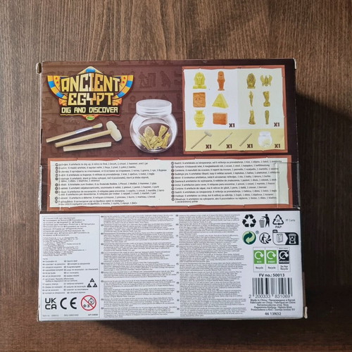 Ancient Egypt kids excavation kit like new