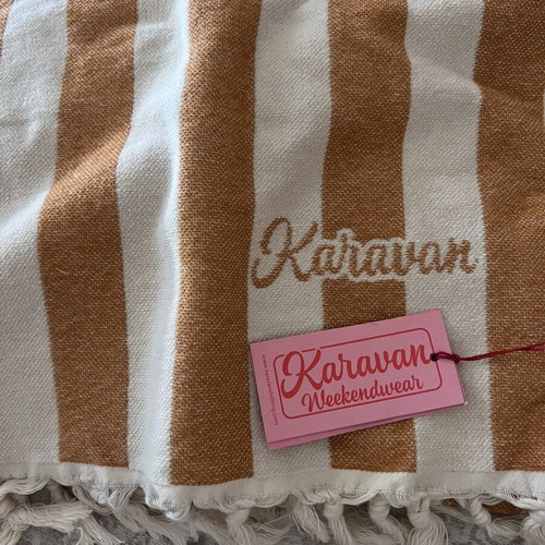 Karavan beach towel, new