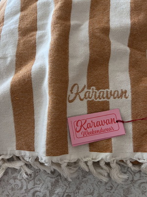 Karavan beach towel, new
