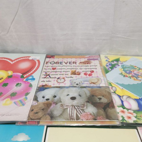 Stationery used for mailing with sketches from 1970