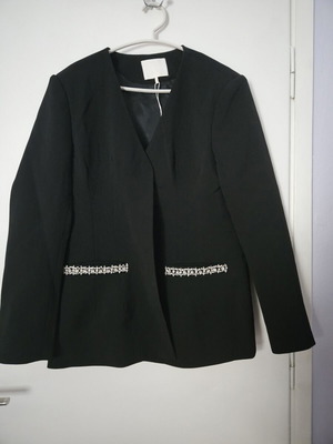 Blazer black with strass new Na-Kd XL