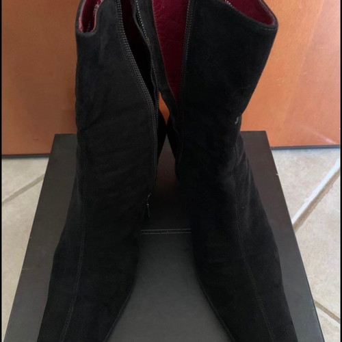 Bruno Magli women's ankle boots new, black, handmade leather