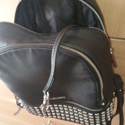 Michael Kors backpack black leather like new