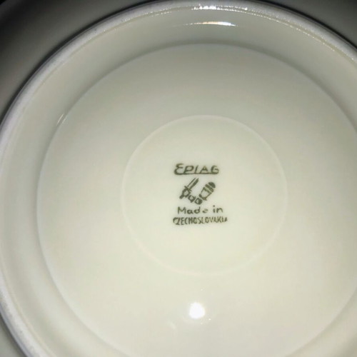 Epiag Gold-Plated Tea Set Czechoslovakia 1941–1945 Like New
