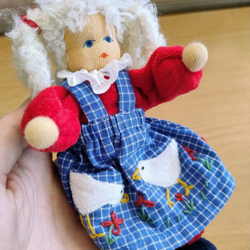 Cloth Handmade Decorative Figure like new