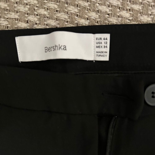 Bershka pants new, black, size XL