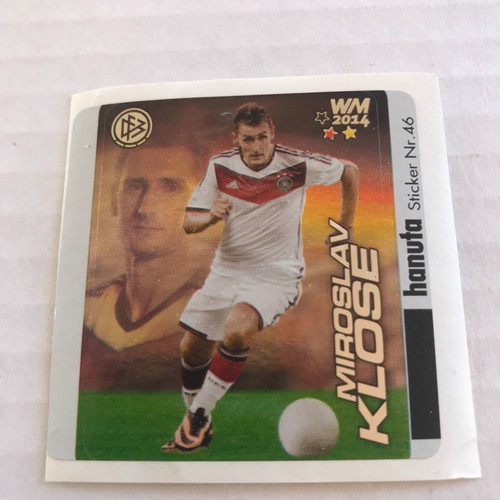 Hanuta football stickers Germany national team 2014 new, set of 4