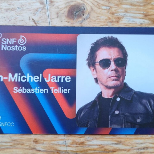 Jean Michel Jarre souvenir ticket used, Release Festival Athens 2026