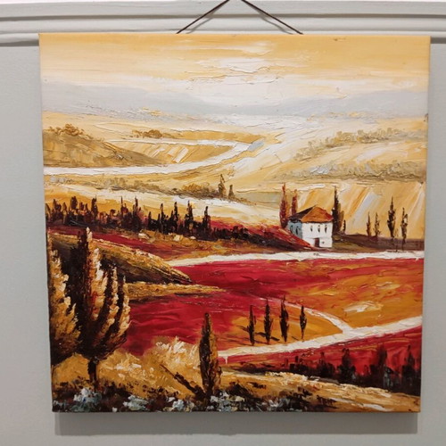 Oil painting Province of Tuscany like new