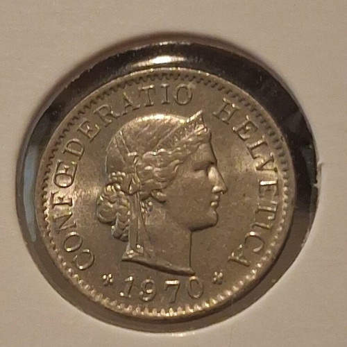 5 Rappen 1970 Switzerland coin like new