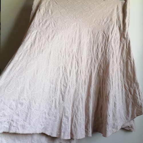 New Look linen viscose skirt XXL like new, beige