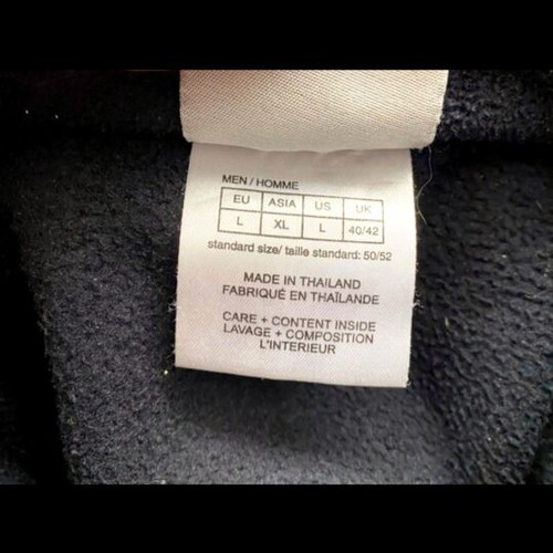 Jack Wolfskin fleece jacket L, black