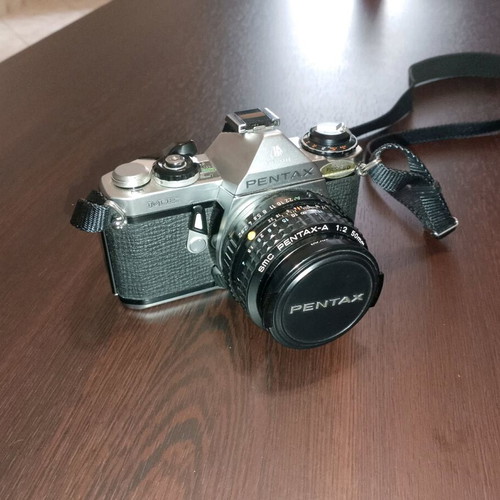 Pentax ME vintage camera with Pentax Motor Winder ME II like new